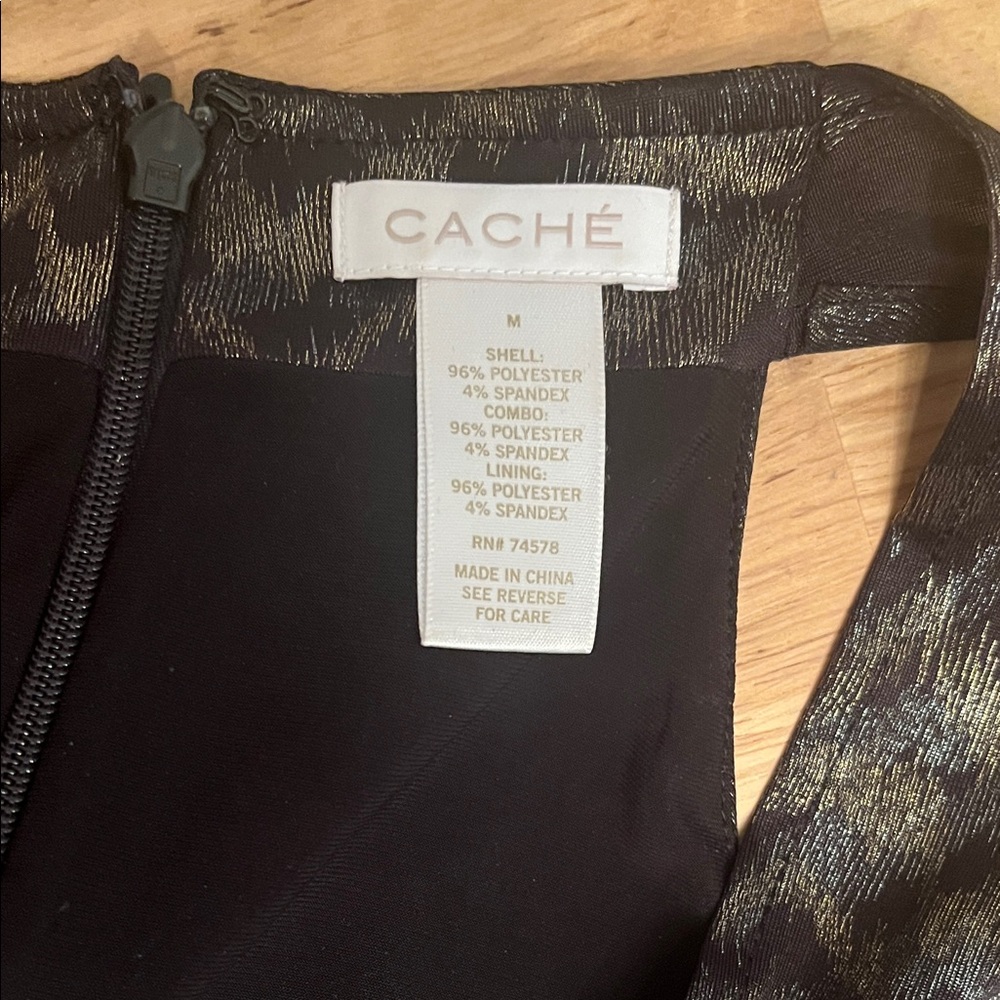 Cache Metallic Wrap Jumpsuit - image 2